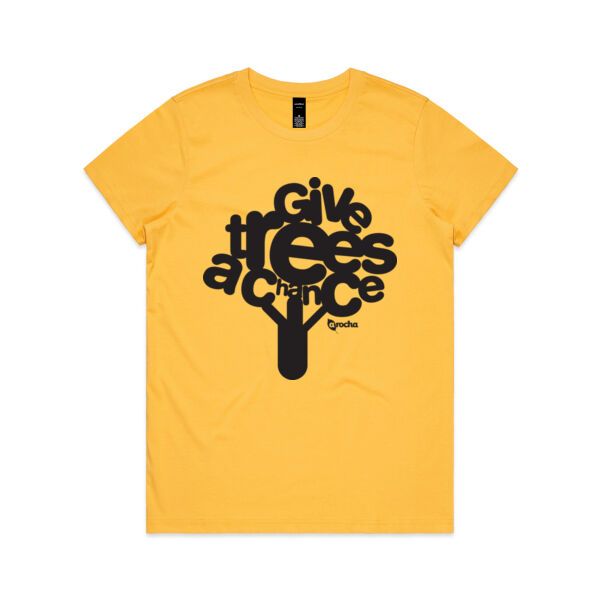 Give Trees A Chance BLACK - AS Colour Womens Maple Tee Thumbnail