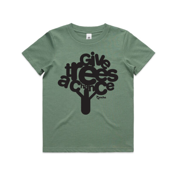 Give Trees A Chance BLACK - AS Colour Kids Youth T shirt Thumbnail