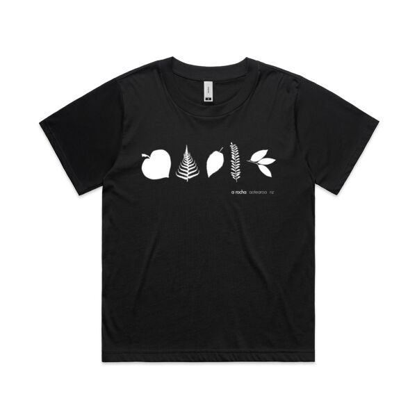 Leaves of Aotearoa WHITE - AS Colour Womens Martina Tee Thumbnail