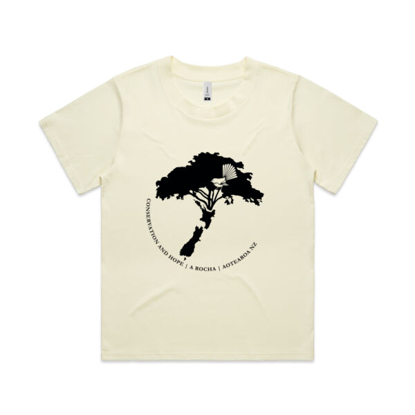 Life Grows BLACK - AS Colour Womens Martina Tee Thumbnail