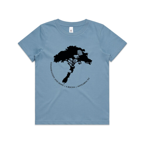 Life Grows BLACK - AS Colour Kids Youth T shirt Thumbnail