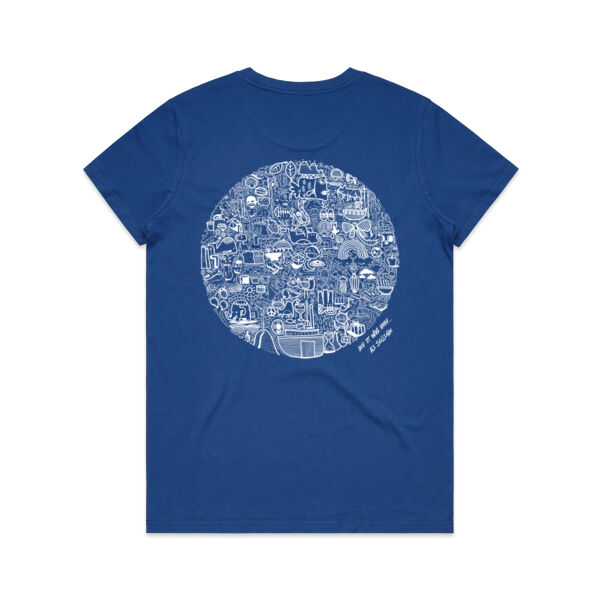 And It Was Good... WHITE LOGO - AS Colour Womens Maple Tee Thumbnail