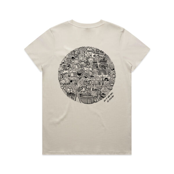 And It Was Good... BLACK LOGO - AS Colour Womens Maple Tee Thumbnail